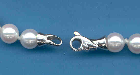 10MM Ball Shape Magnetic Clasp 14K Yellow Gold For Pearls 8-10MM