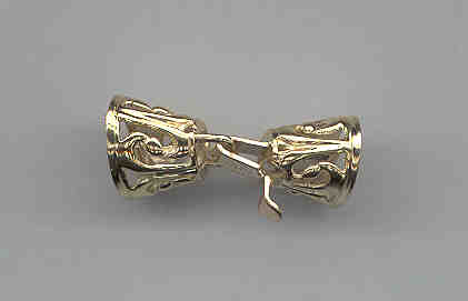 10MM Ball Shape Magnetic Clasp 14K White Gold For Pearls 8-10MM