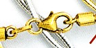 2MM Classic Dome Omega Chain, 18K Yellow Gold, 16 In.