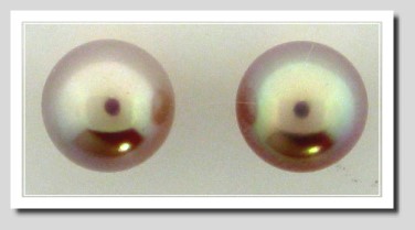 8.5-9MM Pink Freshwater Cultured Pearl Earring Studs, 14K Yellow Gold