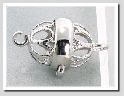 11X14MM - 14X16MM Black Baroque Tahitian Pearl Necklace 14K Clasp 17.5in