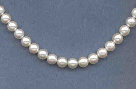 6-6.5MM Chinese Akoya Cultured Pearls, White, Grade AA