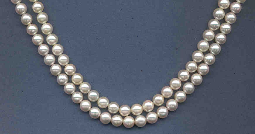 6.5-7MM Japanese Akoya Cultured Pearls, White, Grade AAA