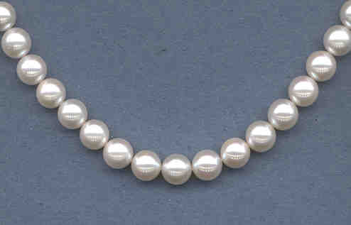 7-7.5MM Chinese Akoya Cultured Pearls, White, Grade AA