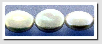 AA+ Grade 11-12MM Coin Shape Chinese Freshwater Cultured Pearls