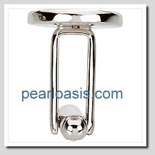 Mother of Pearl Cuff Links Sterling Silver