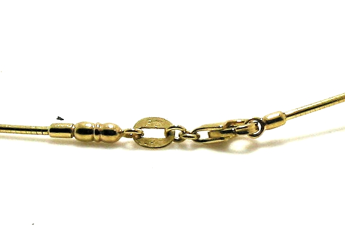 9MM White Freshwater Pearl Slide on Omega Chain, 14K Yellow Gold, 18in