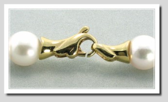 AA+ 7.5-10MM Akoya & South Sea Graduated Pearl Necklace 14K Clasp 22in