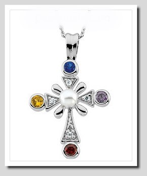 Good News Cross Pendant & Chain 18in Sterling Silver