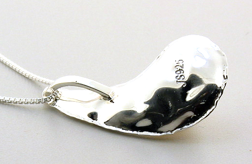 Designer 9.5MM Freshwater Pearl Drop Pendant w/Chain 16in, Silver