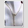 Y-style pearl necklace