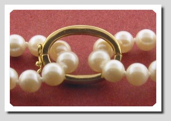 Pearl Shortner, 14K Yellow Gold. For Pearls up to 7.5MM