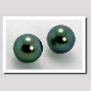 Black Tahitian Pearl Earring Studs