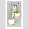 White South Sea Pearl Pendants