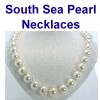 South Sea White & Golden Pearl Necklaces